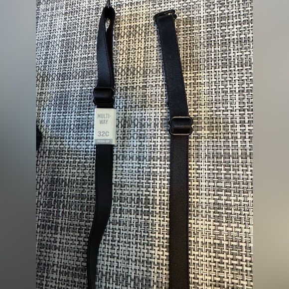 PINK Victoria's Secret Bra Black Women's 32C Multi-way Push Up Removable Straps - Picture 5 of 5